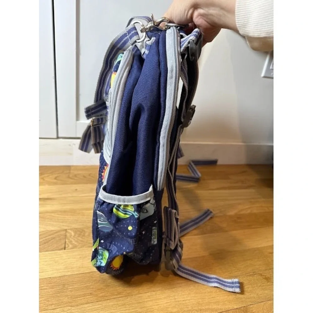 Pottery Barn Kids Mackenzie Navy Solar System Glow-in-the-Dark Backpack Space